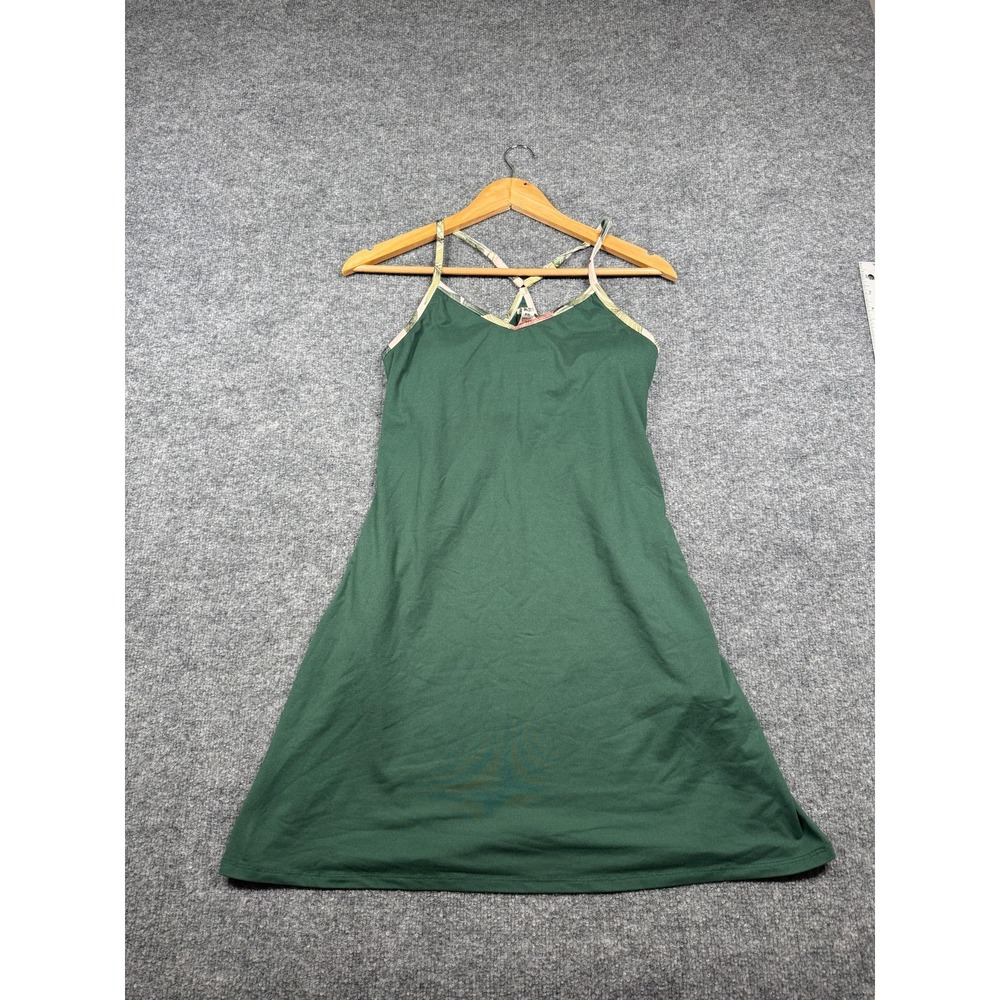 Freedom Trail by Kyodan Mini Dress Womens Small Dark Green Crisscrossing Straps